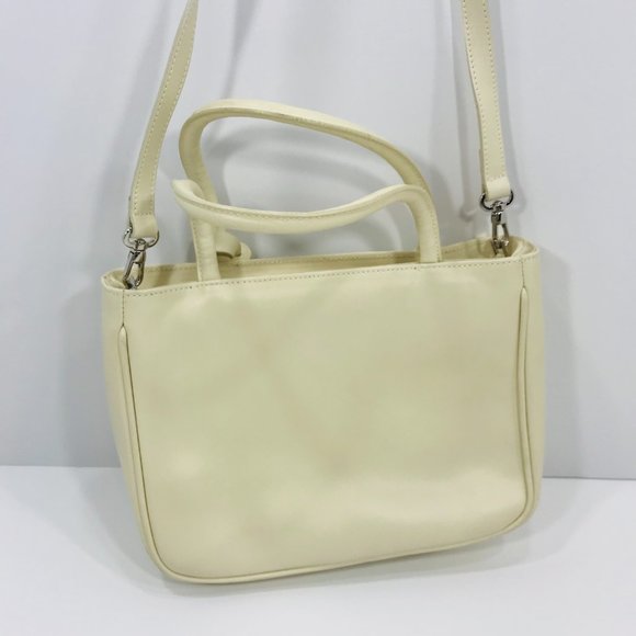 50% OFF  Authentic Furla Italian leather Cream shoulder bag - Picture 5 of 11